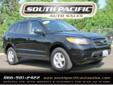 South Pacific Auto Sales
Call Now: (866) 981-2422
2007 Hyundai Santa Fe GLS w/XM
Â Â Â  
Â Â 
Vehicle Comments:
2007 Hyundai Santa Fe GLS. Only 50K miles on this SUV. 2.7L engine with a 5 speed transmission gets you great MPG. Inside is roomy and loaded with