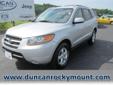 Price: $10000
Make: Hyundai
Model: Santa Fe
Color: Bright Silver
Year: 2007
Mileage: 93277
INCLUDED IN THE PURCHASE PRICE IS A 12 MONTH OR A 12, 000 MILE LIMITED POWER TRAIN WARRANTY!! Santa Fe GLS 2.7L V6, 4D Sport Utility, 6-Cylinder, 4-Speed Automatic