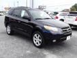 Â .
Â 
2007 Hyundai Santa Fe Limited
$11000
Call (912) 228-3108 ext. 37
Kings Colonial Ford
(912) 228-3108 ext. 37
3265 Community Rd.,
Brunswick, GA 31523
This one owner clean CARFAX dark blue Santa Fe is very well equiped. Low mileage- previous driver
