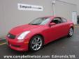 Campbell Nelson Nissan VW
24329 Hwy 99, Edmonds, Washington 98026 -- 888-573-6972
2007 Infiniti G35 Pre-Owned
888-573-6972
Price: $21,950
Customer Driven Dealership!
Click Here to View All Photos (10)
Campbell Nissan VW Cares!
Description:
Â 
CHECK OUT THE