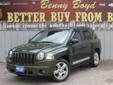 Â .
Â 
2007 Jeep Compass
$14777
Call (855) 417-2309 ext. 144
Benny Boyd CDJ
(855) 417-2309 ext. 144
You Will Save Thousands....,
Lampasas, TX 76550
Benny Boyd Lampasas is pleased to be currently offering this 2007 Jeep Compass Limited with 66,293 miles. If