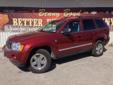 .
2007 Jeep Grand Cherokee
$16980
Call (512) 948-3430 ext. 9
Benny Boyd CDJ
(512) 948-3430 ext. 9
601 North Key Ave,
Lampasas, TX 76550
This 2007 Jeep Grand Cherokee Limited has a Clean CarFax History report and is in Great Condition. GPS Satellite