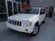 Price: $14881
Make: Jeep
Model: Grand Cherokee
Color: White
Year: 2007
Mileage: 89091
Check out this White 2007 Jeep Grand Cherokee Laredo with 89,091 miles. It is being listed in Ogden, UT on EasyAutoSales.com.
Source:
