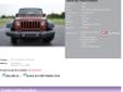 2007 Jeep Wrangler Unlimited X
This car is Terrific in Red
It has 6 Cyl. engine.
Compelling deal for vehicle with Dark Slate GrayMedium Slate Gray interior.
It has Not Specified transmission.
Trip Odometer
Clock
Tilt Steering Wheel
Tachometer
Anti-Lock