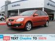 .
2007 Kia Rio
$8571
Call (425) 880-9050 ext. 58
Chaplin's North Bend Chevrolet
(425) 880-9050 ext. 58
106 Main Ave. N.,
North Bend, WA 98045
Drive this home today! Isn't it time for a Kia?! Only one other person had the privilege of owning this