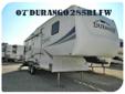 .
2007 KZ DURANGO 285RL
$18500
Call (641) 715-9151 ext. 48
Campsite RV
(641) 715-9151 ext. 48
10036 Valley Ave Highway 9 West,
Cresco, IA 52136
You'll find much to admire in this 2007 Durango 285RL fifth wheel. Made by KZ, this fifth wheel has an awning