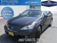 Â .
Â 
2007 Lexus ES 350
$21995
Call 757-461-5040
The Auto Connection
757-461-5040
6401 E. Virgina Beach Blvd.,
Norfolk, VA 23502
SAVE money on this FABULOUSY priced and AWESOMELY equipped LEXUS ES350! MOONROOF. LEATHER. CLEAN CARFAX with ONE YEAR CARFAX
