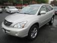 .
2007 Lexus RX 400h AWD 4dr Hybrid 4x4 SUV
$26995
Call (831) 531-2286 ext. 116
Copy and paste link below into your browser to learn more!
(831) 531-2286 ext. 116
1616 Soquel Ave,
Santa Cruz, CA 95062
This 2007 Lexus RX 400h 4dr AWD 4dr Hybrid 4x4 SUV