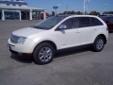 Â .
Â 
2007 Lincoln MKX AWD 4dr
$24900
Call 620-231-2450
Pittsburg Ford Lincoln
620-231-2450
1097 S Hwy 69,
Pittsburg, KS 66762
The sales manager special, it's equipped with a THX sound system, a Vista sunroof, navigation and reverse sensors.
Vehicle Price: