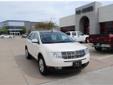 Huffines Chrysler Jeep Dodge Plano
Finance available 
972-867-6000
2007 Lincoln MKX
( Contact Us for Dynamite vehicles )
Finance Available
* Price: $ 14,450
Â 
Engine:Â 6 Cyl.
Body:Â SUV
Interior:Â Charcoal Black
Mileage:Â 111602
Drivetrain:Â FWD