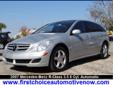 Â .
Â 
2007 Mercedes-Benz R-Class
$18900
Call 850-232-7101
Auto Outlet of Pensacola
850-232-7101
810 Beverly Parkway,
Pensacola, FL 32505
Vehicle Price: 18900
Mileage: 101166
Engine: Gas V6 3.5L/213
Body Style: Suv
Transmission: Automatic
Exterior Color: