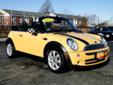 Barry Nissan Volvo Newport
401-847-1231
2007 MINI Cooper Convertible 2dr Pre-Owned
Special Price
$16,491
Year
2007
Engine
1.6 4 Cyl.
Exterior Color
YELLOW
Mileage
73082
Trim
2dr
Condition
Used
VIN
WMWRF33547TF66590
Make
MINI
Transmission
N/A
Model
Cooper