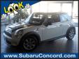 Subaru Concord
853 Concord Parkway S, Concord, North Carolina 28027 -- 866-985-4555
2007 MINI Cooper S Hatchback Pre-Owned
866-985-4555
Price: $15,603
Free Car Fax Report on our website! Convenient Location!
Click Here to View All Photos (44)
Free Car Fax