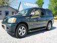Â .
Â 
2007 Nissan Armada
$15995
Call
Lincoln Road Autoplex
4345 Lincoln Road Ext.,
Hattiesburg, MS 39402
For more information contact Lincoln Road Autoplex at 601-336-5242.
Vehicle Price: 15995
Mileage: 94419
Engine: V8 5.6l
Body Style: Suv
Transmission: