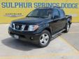 Â .
Â 
2007 Nissan Frontier SE
$17900
Call (903) 225-2865 ext. 269
Sulphur Springs Dodge
(903) 225-2865 ext. 269
1505 WIndustrial Blvd,
Sulphur Springs, TX 75482
PRISTINE!! This Frontier is a ONE owner and has a clean vehicle history report. Non-Smoker. LOW