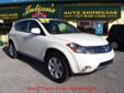 Julian's Auto Showcase
6404 US Highway 19, New Port Richey, Florida 34652 -- 888-480-1324
2007 Nissan Murano 2WD 4dr SL Pre-Owned
888-480-1324
Price: $19,999
Free CarFax Report
Click Here to View All Photos (27)
Free CarFax Report
Description:
Â 
Welcome