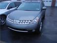 .
2007 Nissan Murano SL
$11388
Call (570) 284-3505 ext. 18
Ron's Auto Sales & Service
(570) 284-3505 ext. 18
748 East Patterson Street,
Lansford, PA 18232
4dr All-wheel Drive, 6-cyl 240 hp hp engine, MPG: 20 City24 Highway. The standard features of the