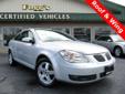 Fogg's Automotive and Suzuki
642 Saratoga Rd, Scotia, New York 12302 -- 888-680-8921
2007 Pontiac G5 Base Pre-Owned
888-680-8921
Price: $10,500
Click Here to View All Photos (19)
Â 
Contact Information:
Â 
Vehicle Information:
Â 
Fogg's Automotive and Suzuki