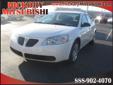 Hickory Mitsubishi
1775 Catawba Valley Blvd SE, Hickory , North Carolina 28602 -- 866-294-4659
2007 Pontiac G6 Sedan Pre-Owned
866-294-4659
Price: $8,496
Free Car Fax Report on our website!
Click Here to View All Photos (38)
Free Car Fax Report on our