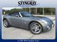Stingray Chevrolet
Stingray Chevrolet
Asking Price: $14,564
Home of the Low $99.00 dealer fee. Why pay more?
Contact Pre-Owned Sales Team at 800-575-5123 for more information!
Click here for finance approval
2007 Pontiac Solstice ( Click here to inquire