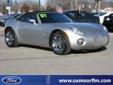 Â .
Â 
2007 Pontiac Solstice
$14987
Call 502-215-4303
Oxmoor Ford Lincoln
502-215-4303
100 Oxmoor Lande,
Louisville, Ky 40222
Convertible LOCAL TRADE! AutoCheck 1-Owner vehicle, CLEAN AutoCheck History Report, Leather Seats, Steering mounted audio and