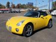 Â .
Â 
2007 Pontiac Solstice
$17000
Call
Bob Palmer Chancellor Motor Group
2820 Highway 15 N,
Laurel, MS 39440
Contact Ann Edwards @601-580-4800 for Internet Special Quote and more information.
Vehicle Price: 17000
Mileage: 56225
Engine: Gas 4-Cyl 2.4L/145