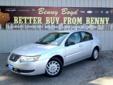 Â .
Â 
2007 Saturn Ion ION 2
$11997
Call (254) 870-1608 ext. 166
Benny Boyd Copperas Cove
(254) 870-1608 ext. 166
2623 East Hwy 190,
Copperas Cove , TX 76522
Premium Sound wAux/iPod inputs. Sport Bucket Front Seats. Power Windows, Locks, Tilt & Cruise.