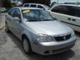 2007 Suzuki Forenza 4dr Sedan
Exterior Silver. InteriorGray.
71,215 Miles.
4 doors
Front Wheel Drive
Sedan
Contact Ideal Used Cars, Inc 239-337-0039
2733 Fowler St, Fort Myers, FL, 33901
Vehicle Description
itwy5A abdjsX v7JLOW 38ILRS