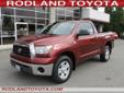 Â .
Â 
2007 Toyota Tundra Regular Cab 5AT 2WD
$13842
Call 425-344-3297
Rodland Toyota
425-344-3297
7125 Evergreen Way,
Everett, WA 98203
***2007 Toyota Tundra*** PRICE INCLUDES RODLAND TOYOTA DISCOUNT OF $1153. This is a ONE OWNER, LOCAL TRADE IN!!!