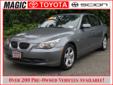 2008 BMW 528xi - $10,887
More Details: http://www.autoshopper.com/used-cars/2008_BMW_528xi_Edmonds_WA-64425356.htm
Click Here for 15 more photos
Miles: 130994
Engine: 3.0L I6 Turbo
Stock #: N61052A
Magic Toyota
425-608-4300