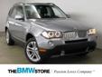The BMW Store
Have a question about this vehicle?
Call Kyle Dooley on 513-259-2743
Click Here to View All Photos (18)
2008 BMW X3 3.0si Pre-Owned
Price: $28,980
Price: $28,980
Mileage: 48187
Condition: Used
Stock No: 35934
Body type: SUV
Transmission: