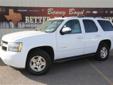 .
2008 Chevrolet Tahoe
$15650
Call (806) 686-0597 ext. 118
Benny Boyd Lamesa Chevy Cadillac
(806) 686-0597 ext. 118
2713 Lubbock Highway,
Lamesa, Tx 79331
CARFAX 1 owner and buyback guarantee... This gas-saving Tahoe will get you where you need to go.