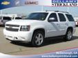 Bellamy Strickland Automotive
145 Industrial Blvd., McDonough, Georgia 30253 -- 800-724-2160
2008 Chevrolet Tahoe 2WD 4dr 1500 LTZ Pre-Owned
800-724-2160
Price: $29,999
Easy To Work With!
Click Here to View All Photos (16)
Low Internet Pricing!
Â 
Contact