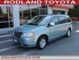 .
2008 Chrysler Town & Country Touring
$15461
Call (425) 341-1789
Rodland Toyota
(425) 341-1789
7125 Evergreen Way,
Financing Options!, WA 98203
ONE OWNER! The TOURING MODEL has a 197-HP 3.8-LITER V6 ENGINE and a SIX-SPEED AUTOMATIC TRANSMISSION. RECENTLY