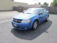 Orr Honda
4602 St. Michael Dr., Texarkana, Texas 75503 -- 903-276-4417
2008 Dodge Avenger SXT Pre-Owned
903-276-4417
Price: $8,888
Ask About our Financing Options!
Click Here to View All Photos (24)
All of our Vehicles are Quality Inspected!
Description: