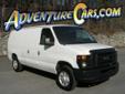 .
2008 Ford E-150 Commercial
$9587
Call 877-596-4440
Adventure Chevrolet Chrysler Jeep Mazda
877-596-4440
1501 West Walnut Ave,
Dalton, GA 30720
White Hot! Amazing amount of room! If you've been aching for the perfect 2008 Ford E-150, then stop your