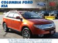 Â .
Â 
2008 Ford Edge
$20989
Call (860) 724-4073 ext. 210
Columbia Ford Kia
(860) 724-4073 ext. 210
234 Route 6,
Columbia, CT 06237
One of the best things about this SUV is something you can't see, but you'll be thankful for it every time you pull up to the