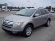Â .
Â 
2008 Ford Edge 4dr SEL FWD
$21500
Call 620-231-2450
Pittsburg Ford Lincoln
620-231-2450
1097 S Hwy 69,
Pittsburg, KS 66762
Well equipped program vehicle, has keypad entry, heated seats and rear sensors.
Vehicle Price: 21500
Mileage: 54,000
Engine:
