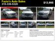 Visit us on the web at www.faziosautosales.com. Visit our website at www.faziosautosales.com or call [Phone] Drive on up to our dealership today or call 315-339-5320