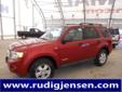 Rudig-Jensen Automotive
1000 Progress Road, Â  New Lisbon, WI, US -53950Â  -- 877-532-6048
2008 Ford Escape XLT
Price: $ 16,490
Call for any financing questions. 
877-532-6048
About Us:
Â 
Welcome To Rudig JensenWe are located in New Lisbon, Wisconsin, right
