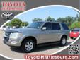 Â .
Â 
2008 Ford Explorer
$15995
Call (601) 812-6926 ext. 8
QUESTIONS? TEXT "TOYHATT" TO 37483 FOR MORE INFO.
Vehicle Price: 15995
Mileage: 74834
Engine: Gas V6 4.0L/245
Body Style: Suv
Transmission: Automatic
Exterior Color: Silver
Drivetrain: RWD
Interior