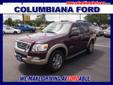 Â .
Â 
2008 Ford Explorer Eddie Bauer
$15988
Call (330) 400-3422 ext. 171
Columbiana Ford
(330) 400-3422 ext. 171
14851 South Ave,
Columbiana, OH 44408
CARFAX: 1-Owner, Buy Back Guarantee, Clean Title. 2008 Ford Explorer Eddie Bauer 4X4.$4,000 below NADA