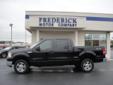 Â .
Â 
2008 Ford F-150
$26491
Call (877) 892-0141 ext. 147
The Frederick Motor Company
(877) 892-0141 ext. 147
1 Waverley Drive,
Frederick, MD 21702
Try this F150 out today and you will be sure to fall in love with it. This truck looks and runs like