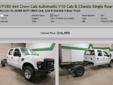 2008 FORD F-350 crew XL SUPER DUTY CREW CAB, CAB & CHASSIS Truck 4 door 08 Automatic transmission GRAY interior 6.8 V-10 TRITON GAS ENGINE engine Gasoline White exterior 4WD
Call Mike Willis 720-635-2692
4bcfd01ff0ce40bf91c86030ae5db726