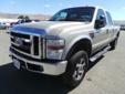 .
2008 Ford Super Duty F-250 Lariat
$32995
Call (509) 203-7931 ext. 162
Tom Denchel Ford - Prosser
(509) 203-7931 ext. 162
630 Wine Country Road,
Prosser, WA 99350
Accident Free Auto Check Report. Just Arrived!!! This fun Lariat, with its grippy 4WD, will