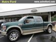 Â .
Â 
2008 Ford Super Duty F-250 SRW
$28750
Call (228) 207-9806 ext. 30
Astro Ford
(228) 207-9806 ext. 30
10350 Automall Parkway,
D'Iberville, MS 39540
VERY clean loaded lariat truck.Complete with a tow package.
Vehicle Price: 28750
Mileage: 115824
Engine: