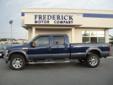 Â .
Â 
2008 Ford Super Duty F-350 SRW
$38991
Call (877) 892-0141 ext. 31
The Frederick Motor Company
(877) 892-0141 ext. 31
1 Waverley Drive,
Frederick, MD 21702
What a great looking Super Duty. This truck is loaded with just about every available option.