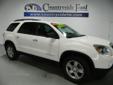 Â .
Â 
2008 GMC Acadia
$19985
Call 920-296-3414
Countryside Ford
920-296-3414
1149 W. James St.,
Columbus,WI, WI 53925
NO accidents, NON-smoker, 3rd row, Super clean, Bluetooth, AUX input, Satellite radio, 18" alloy wheels, and more. Call Paul "Red"