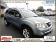 John Sauder Chevrolet
2008 GMC Acadia SLE-1 Pre-Owned
Engine
6 Cyl. 3.6
Year
2008
Stock No
15408P
Condition
Used
VIN
1GKEV13718J266871
Body type
SUV AWD
Exterior Color
Lt. Blue
Transmission
Automatic
Make
GMC
Mileage
36446
Price
$23,949
Trim
SLE-1
Model