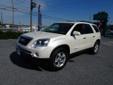 2008 GMC Acadia SLT-2 - $15,995
Phone Hands Free, Memorized Settings Includes Driver Seat, Memorized Settings Number Of Drivers: 2, Memorized Settings Includes Exterior Mirrors, Stability Control, Verify Options Before Purchase, Heated Seat(s), DVD